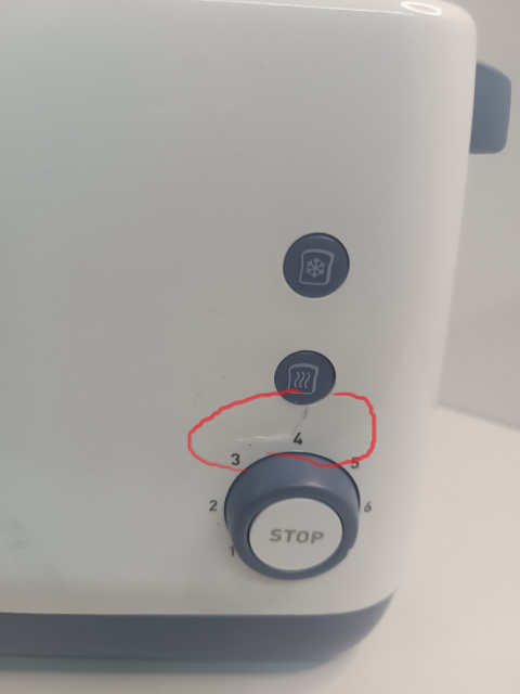 Toster Tefal 850 W biały TL302110